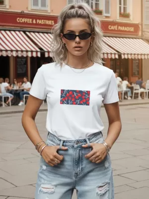 Női póló DSTREET NX8014RY-WH FEHÉR