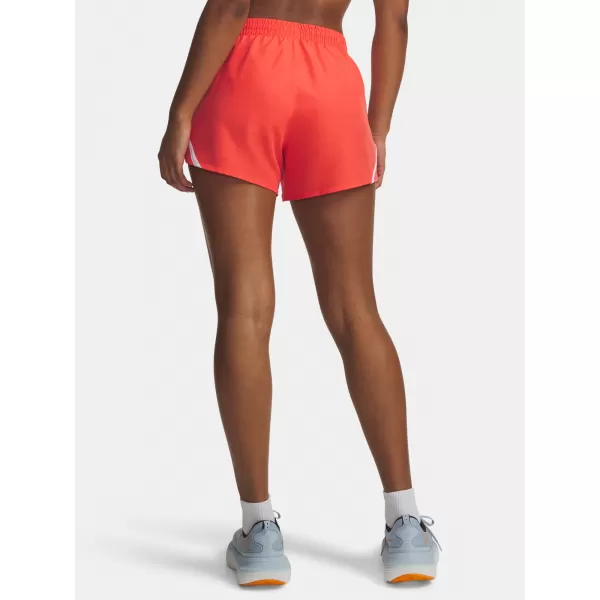  Női rövidnadrág UNDER ARMOUR UA FLY BY 3'' SHORTS 1382438-690 PIROS 
