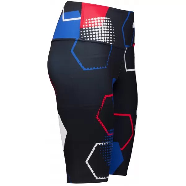  Női prémium funkcionális leggings térd felett (új méretek) ALTISPORT VOJ/ALW036LEG06 HEXA FEKETE 