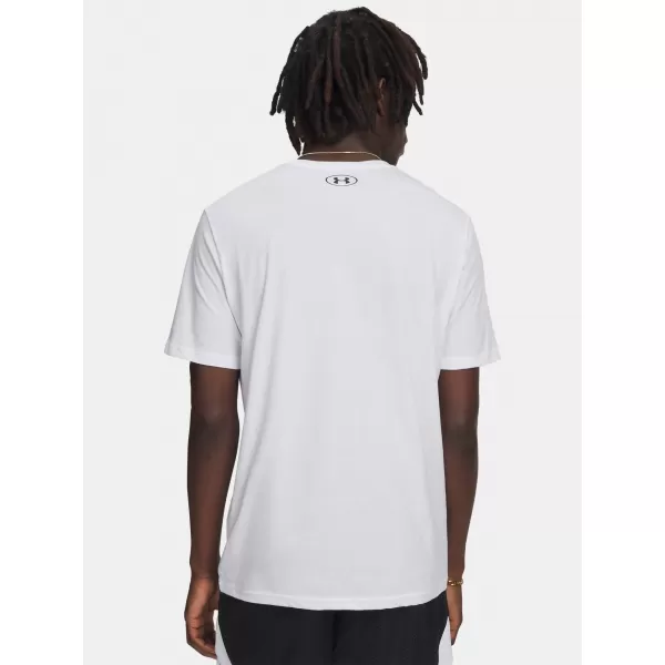  Férfi póló UNDER ARMOUR M OVAL WM SS 6011075-100 FEHÉR 