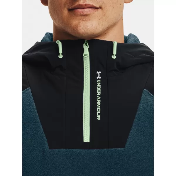  Férfi pulóver UNDER ARMOUR UA RUSH FLEECE HOODIE 1366177-413 KÉK 