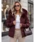 Női kabát DSTREET TY5742 BURGUNDIA