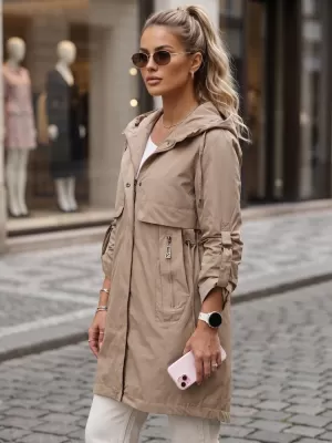 Női kabát DSTREET TY5808 BÉZS