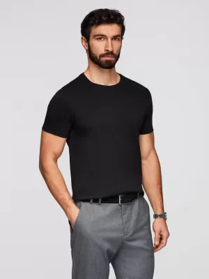 Férfi póló OMBRE OM-TSBS-0268 FEKETE