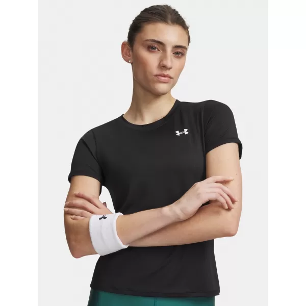  Női póló UNDER ARMOUR TECH MESH SS 6009990-001 FEKETE 