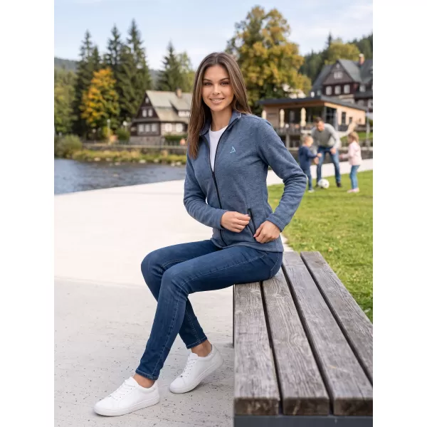  Női polár pulóver ALTISPORT ALW002852 SÖTÉT FARMER KIEMELÉSEK 