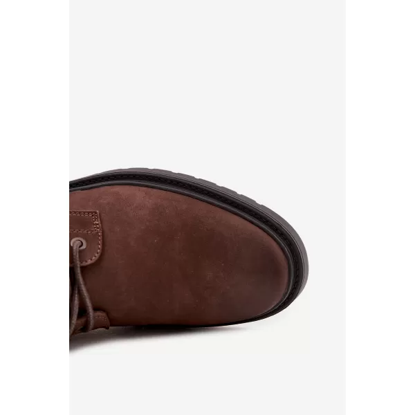  Férfi bokacsizma BIG STAR SHOES OO174149 BARNA/BÉZS 