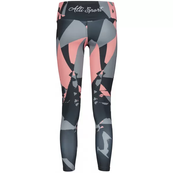  Női prémium hosszú leggings (új méretek) ALTISPORT VOJ/ALW080LEG05 FEKETE-LAZAC 