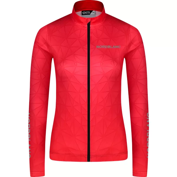  Női kerékpáros mez NORDBLANC VELOFLOW NBSLF8105 PIROS 