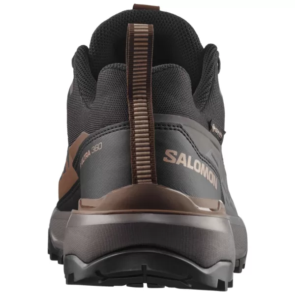  Férfi cipők SALOMON X ULTRA 360 GORE-TEX L45473300 FEKETE/SÖTÉT SIRÁLY SZÜRKE/SÖTÉT FÖLD 