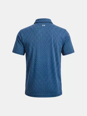 Férfi póló UNDER ARMOUR UA T2G PRINTED POLO 6012304-413 KÉK