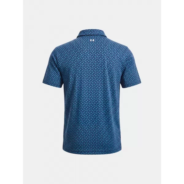  Férfi póló UNDER ARMOUR UA T2G PRINTED POLO 6012304-413 KÉK 