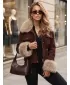 Női kabát DSTREET TY5706 BURGUNDIA