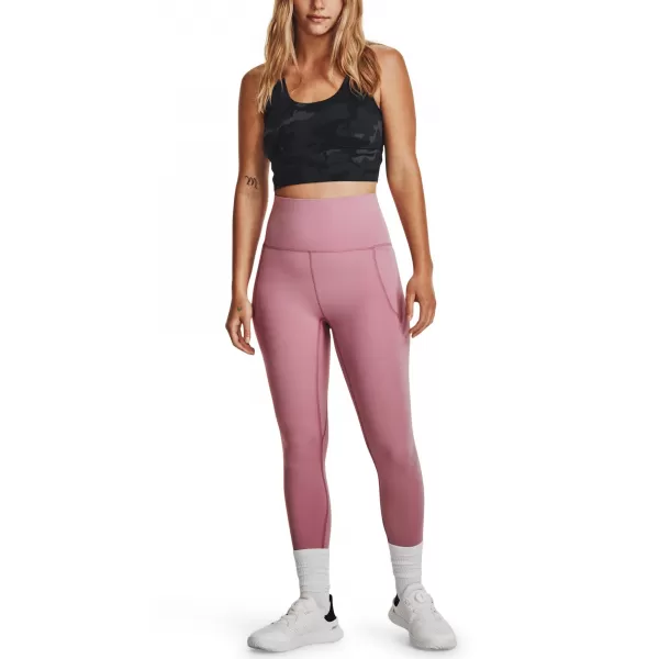  Női felső UNDER ARMOUR MERIDIAN FITTED CROPTANKPRNT 1380983-021 FEKETE 