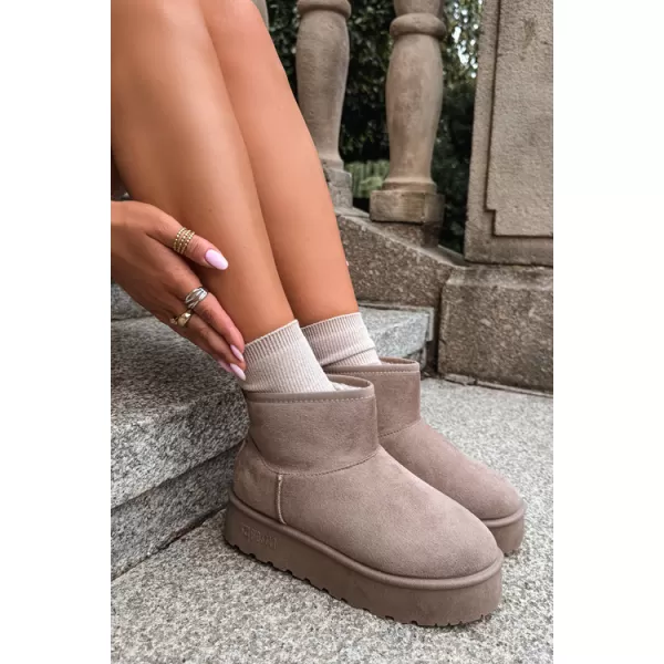  Női hóemberek BIG STAR SHOES UU274224 BÉZS 