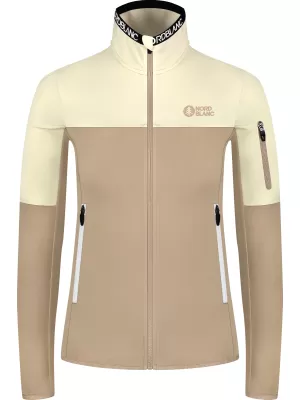 Női powerfleece pulóver NORDBLANC IDOL NBSFL8337 BÉZS
