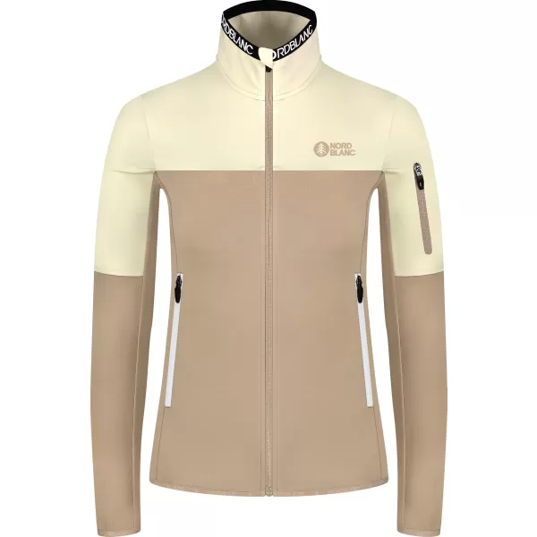  Női powerfleece pulóver NORDBLANC IDOL NBSFL8337 BÉZS 