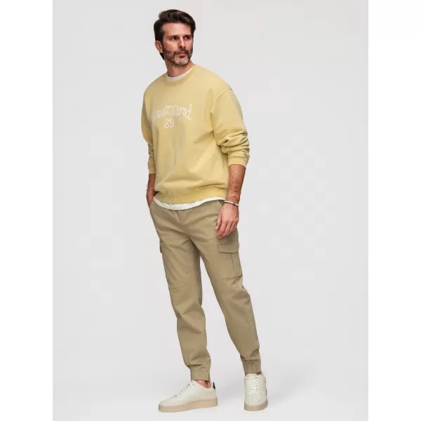  Férfi nadrág OMBRE OM-PAJO-0290 KHAKI 
