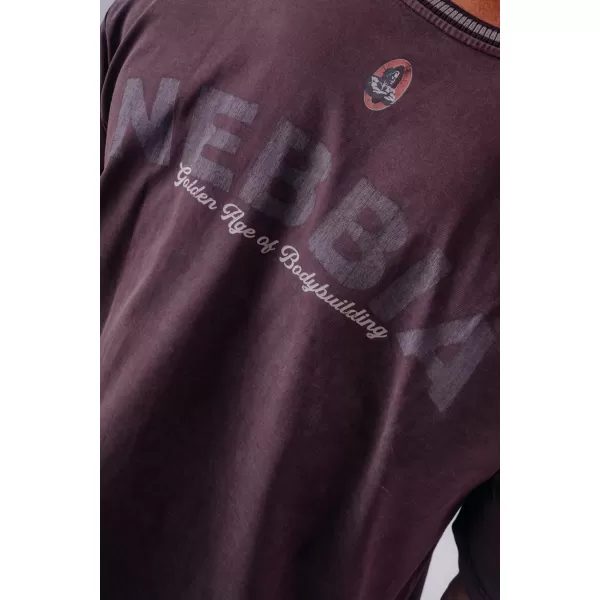  Férfi pólók NEBBIA OLYMPIA HEAVYWEIGHT COTTON 941 BORDÓ 