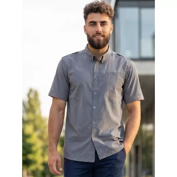  Férfi ing ALPINE PRO PLOS 2 SZÜRKE 