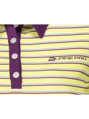 Női póló gallérral ALPINE PRO ULRICO 2 BÉZS