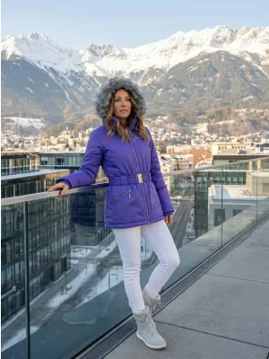 Női téli kabát ALPINE PRO MEMKA LILA