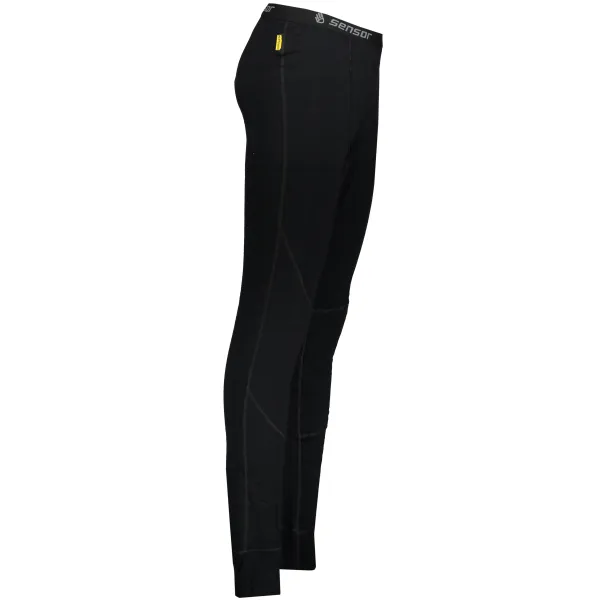  Férfi termonadrág DOUBLE FACE MERINO WOOL BLACK Sensor 