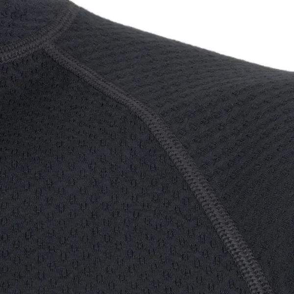  Férfi aláöltözet SENSOR Double Face Merino Wool rolák zip FEKETE 