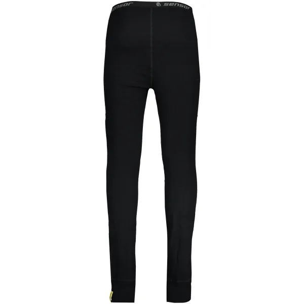  Férfi termonadrág DOUBLE FACE MERINO WOOL BLACK Sensor 
