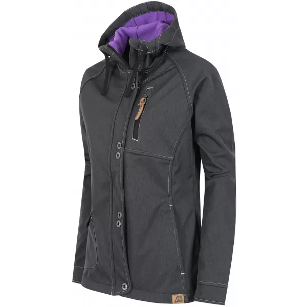  Női softshell dzseki ALPINE PRO TUTESA LJCJ197 FEKETE 