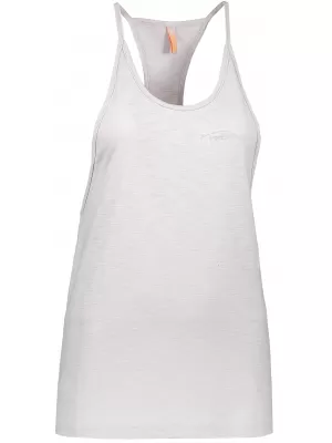 Női sport tank felső NORDBLANC CHASTE NBSLF6155 VILÁGOSSZÜRKE KIEMELÉSEK