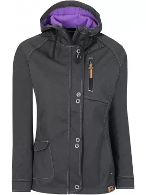 Női softshell dzseki ALPINE PRO TUTESA LJCJ197 FEKETE
