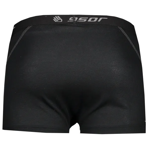  Rövid szárú férfi boxeralsó SENSOR Double face 16200050-00 FEKETE 