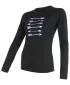 Női aláöltözet SENSOR MERINO ACTIVE PT ARROWS dl. rukáv 17100056-00 FEKETE