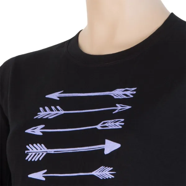  Női aláöltözet SENSOR MERINO ACTIVE PT ARROWS dl. rukáv 17100056-00 FEKETE 