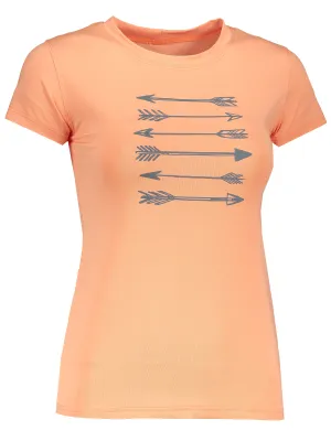 Női rövid ujjú póló SENSOR COOLMAX FRESH PT ARROWS 17100036-00 BARACKSZÍNŰ