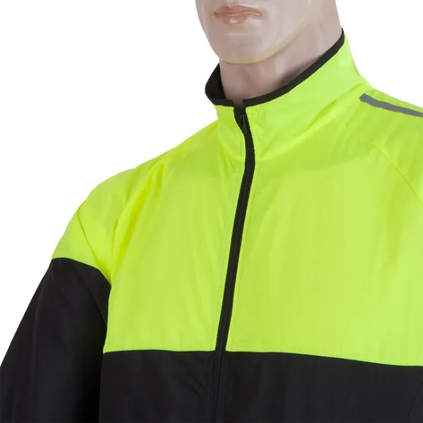  Férfi futódzseki SENSOR NEON 17100115-00 FEKETE/FÉNYVISSZAVERŐ SÁRGA 