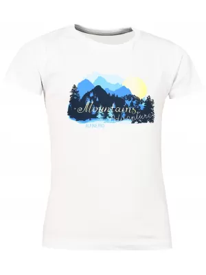 Röviden lepled T -phirt ALPINE PRO ANANO KTSL099 FEHÉR