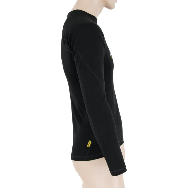  Férfi termikus póló hosszú ujjal SENSOR MERINO DF ADVENTURE 17200032 FEKETE 