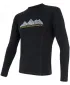 Férfi termikus póló hosszú ujjal SENSOR MERINO DF ADVENTURE 17200032 FEKETE