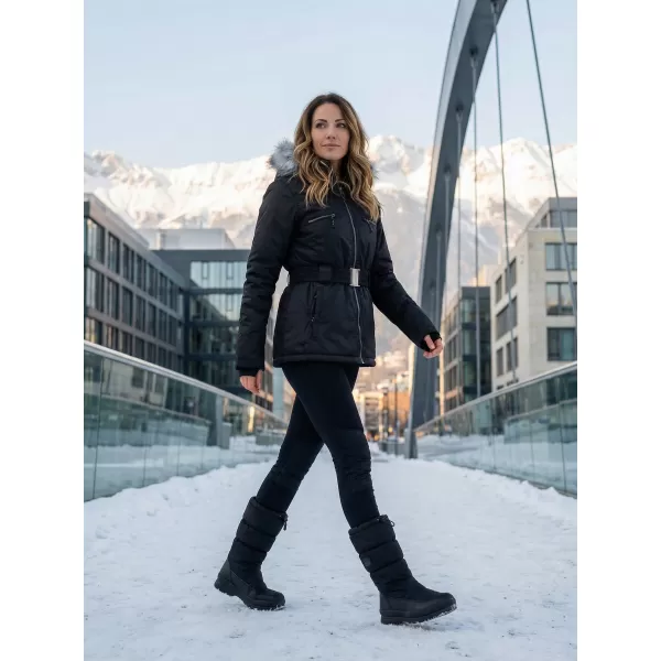  Női kabát ALPINE PRO DOSOJINA LJCK202 FEKETE 
