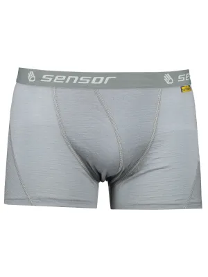 Férfi boxerek SENSOR MERINO ACTIVE 17200023 VILÁGOSSZÜRKE