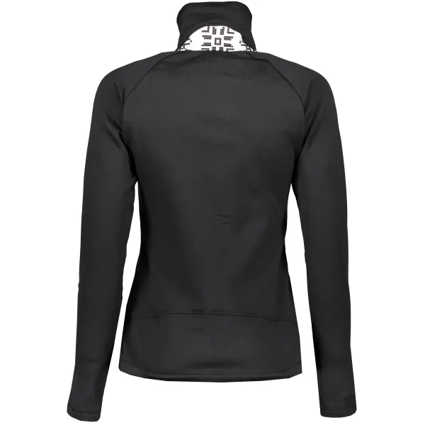  Női pulóver SENSOR TECNOSTRETCH PATTERN celozip 17200076 FEKETE 