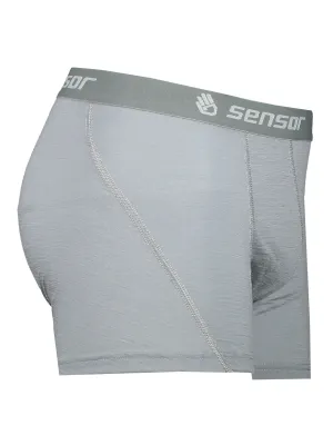 Férfi boxerek SENSOR MERINO ACTIVE 17200023 VILÁGOSSZÜRKE