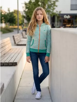 Baba pulóver ALPINE PRO ADNOCO KSWK053 ZÖLD