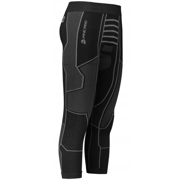  Férfi 3/4 termo nadrág ALPINE PRO PINEIOS 3 MUNM036 FEKETE 