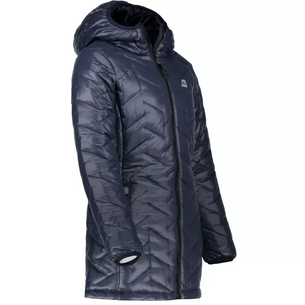  Gyermek télikabát ALPINE PRO ISSO KCTM013 SÖTÉTKÉK 