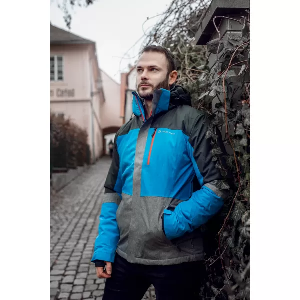  Férfi sí kabát ALPINE PRO SARDAR 2 MJCM308 KÉK 