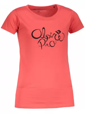 Lány ing ALPINE PRO SHAGO KTSM171 PIROS