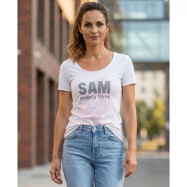  Női póló SAM 73 JAMINA 2 LTSL360 FEHÉR 